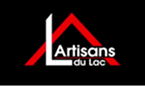 Artisans du Lac : Votre Partenaire en Construction et Rénovation Logo Artisans du Lac sur fond noir. Un L blanc stylisé et un toit rouge symbolisent la construction ou l'artisanat.