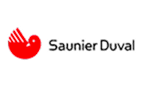 Logo Saunier Duval : Marque de Chauffage & Énergie Logo Saunier Duval avec emblème oiseau rouge stylisé et texte de la marque en noir.